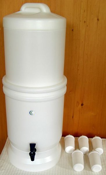AquaCera LP5 HDPE Wasserfilter für Notvorrat